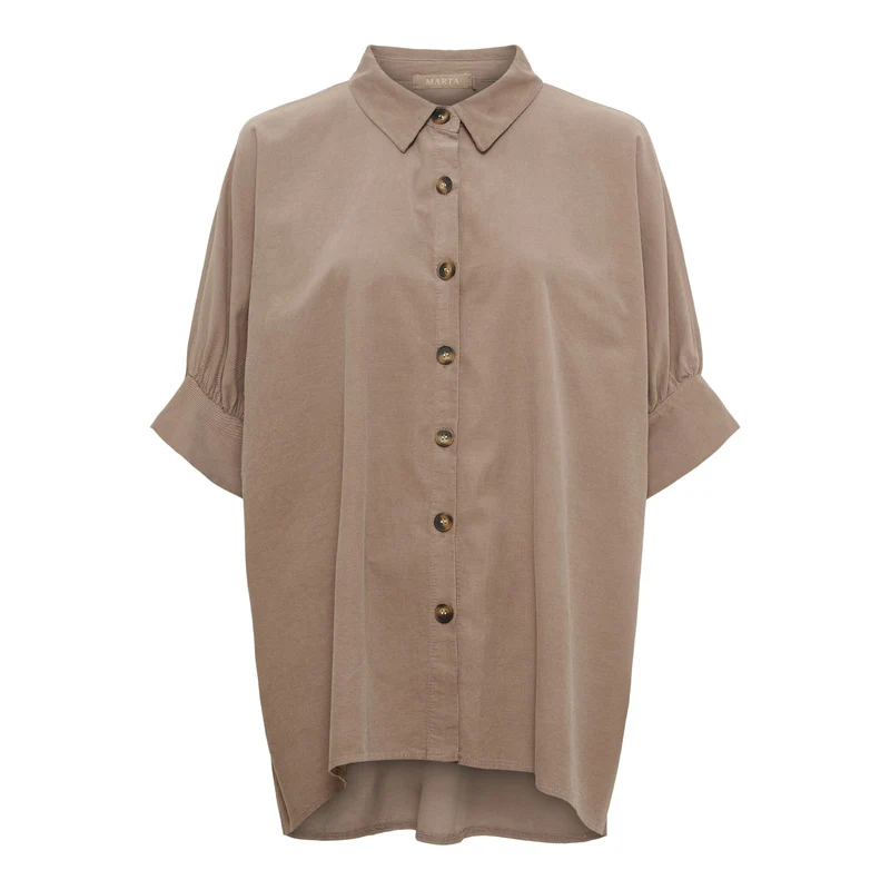 Marta Du Chateau - Mdckaori Shirt 86250v - Tortora82751