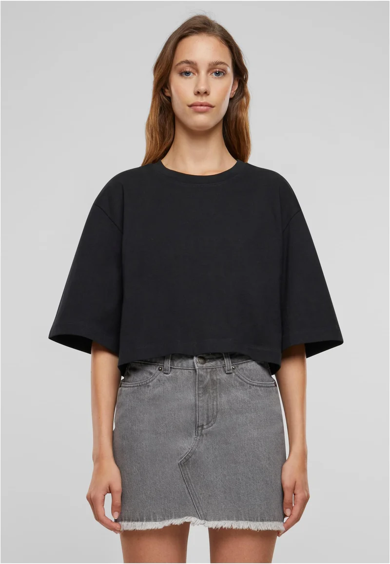 UC Heavy Organic Oversized Cropped Tee