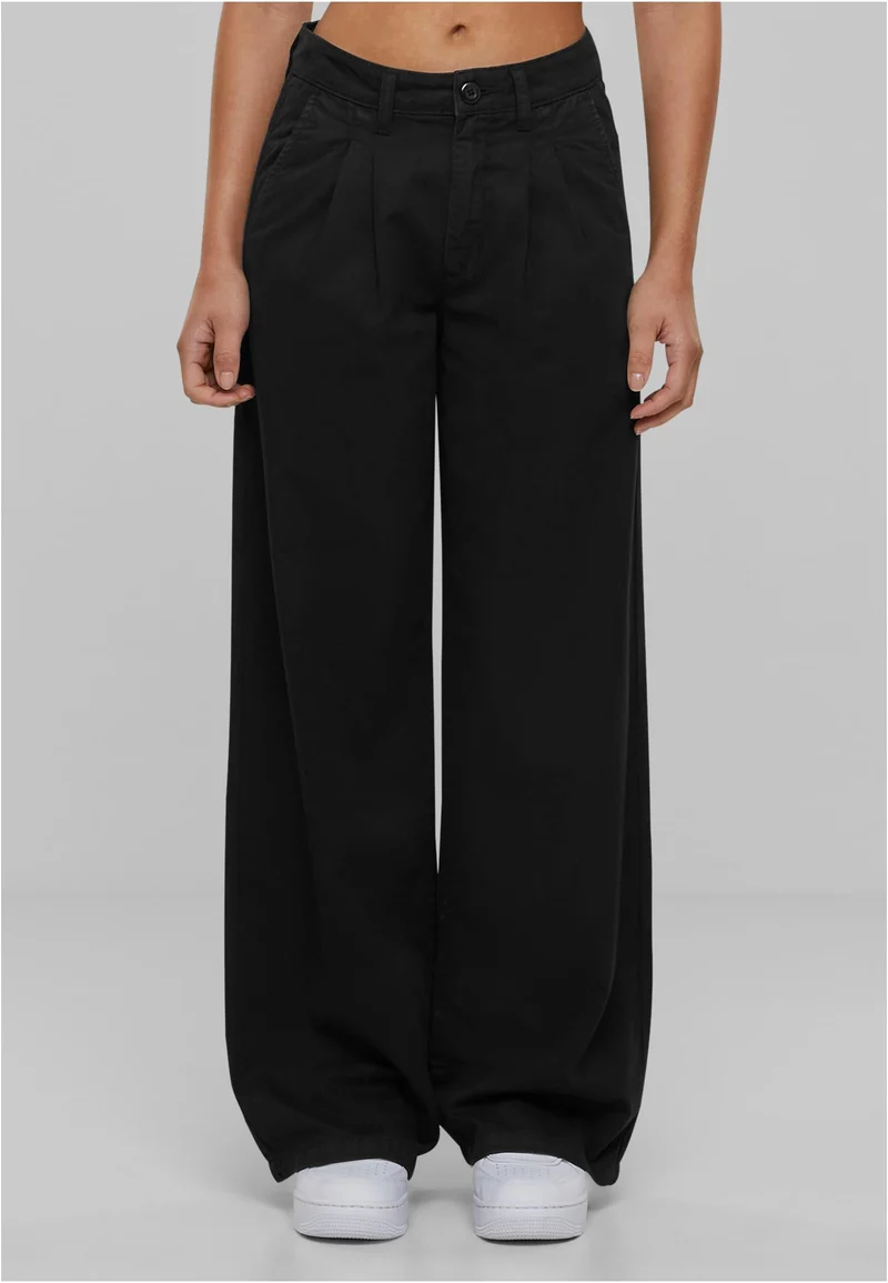 UC Organic Pleated Cotton Pants
