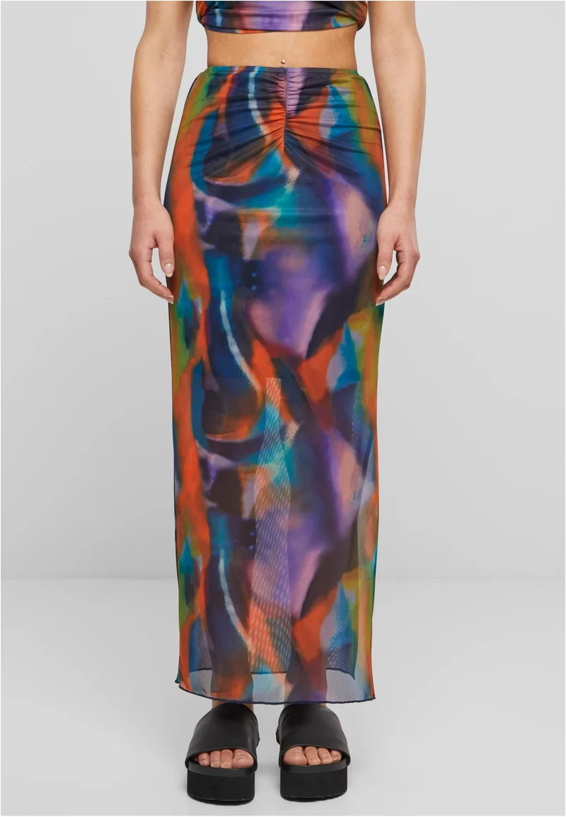 AOP Mesh Tube Skirt