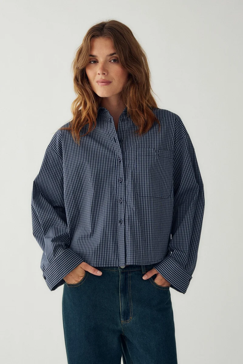 Noella - N-Marlon C Shirt 15590002 - 484 - Davy Navy Check