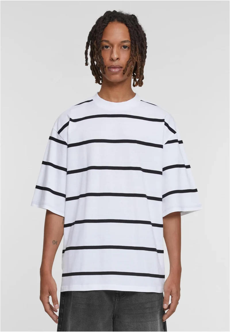 UC Oversized Sleeve Modern Stripe Tee