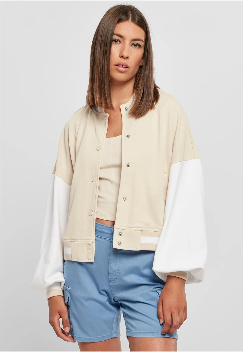 UC Oversized 2 Tone College Terry Jacket