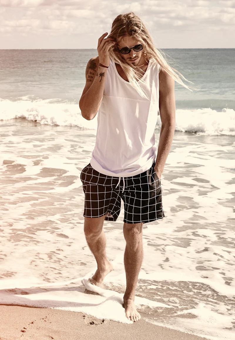 UC Check Swim Shorts