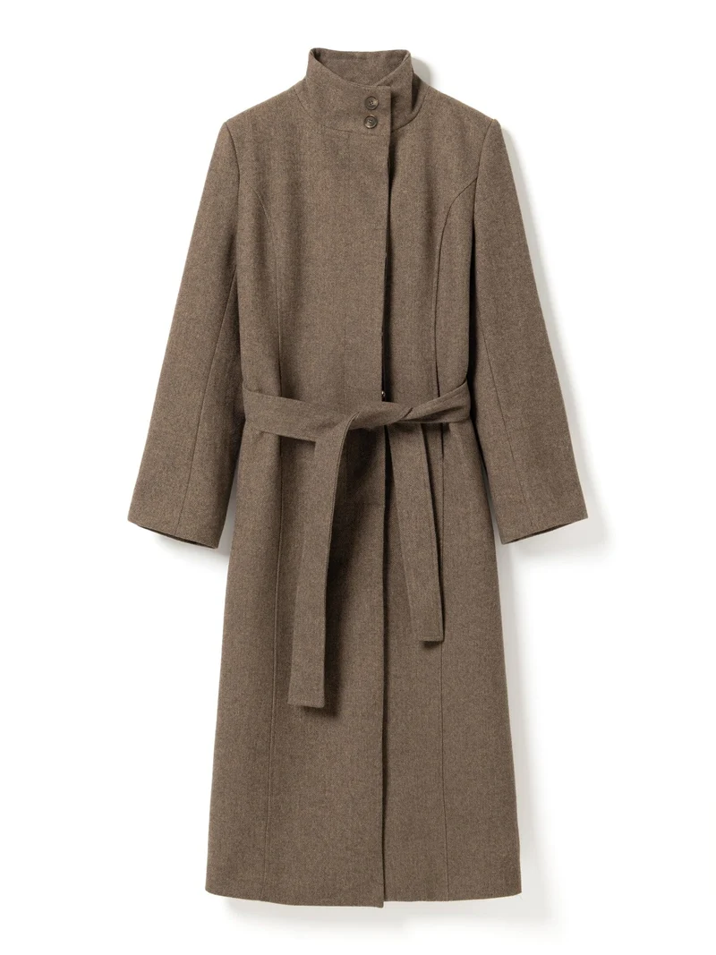 Noella - N-Maddy Coat 16180003 - 1488 - Brown Herringbone