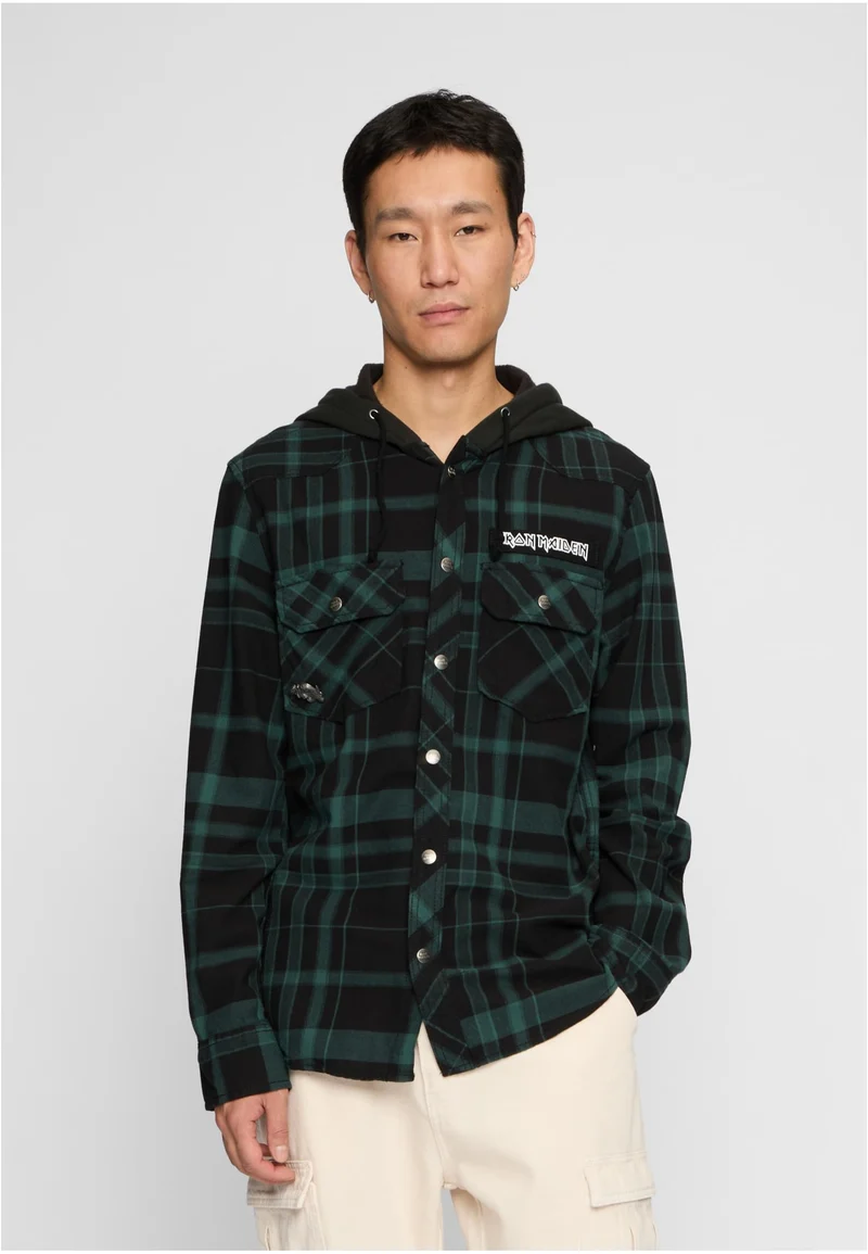 B Iron Maiden Checkshirt Sweathood Eddy