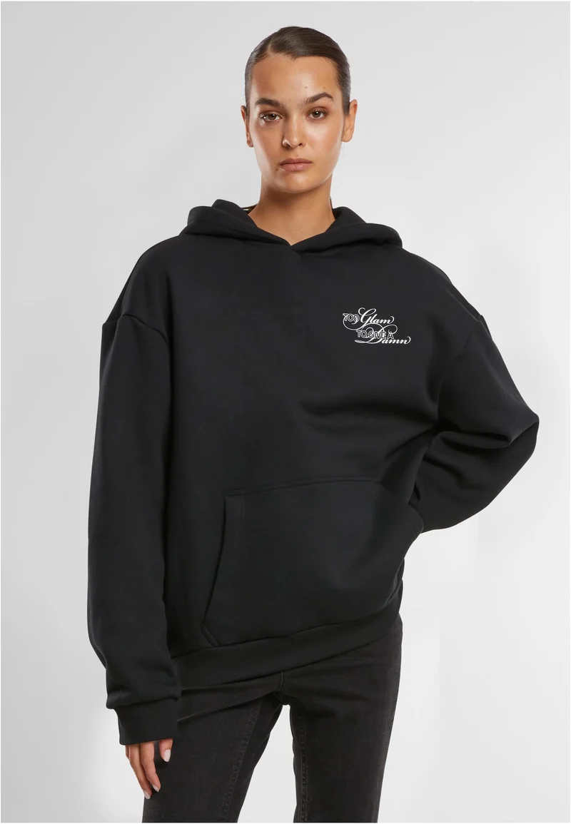 MT Give A Damn Ladies Fluffy Hoody