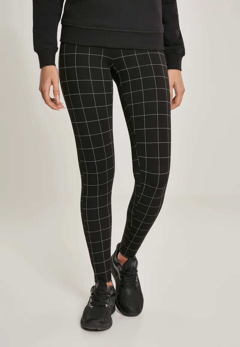 UC Check High Waist Tights
