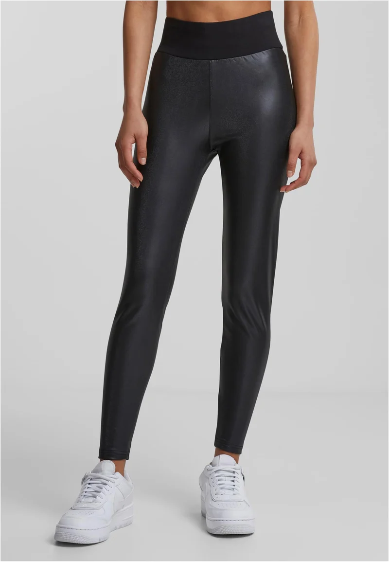 UC Faux Leather High Waist Tights