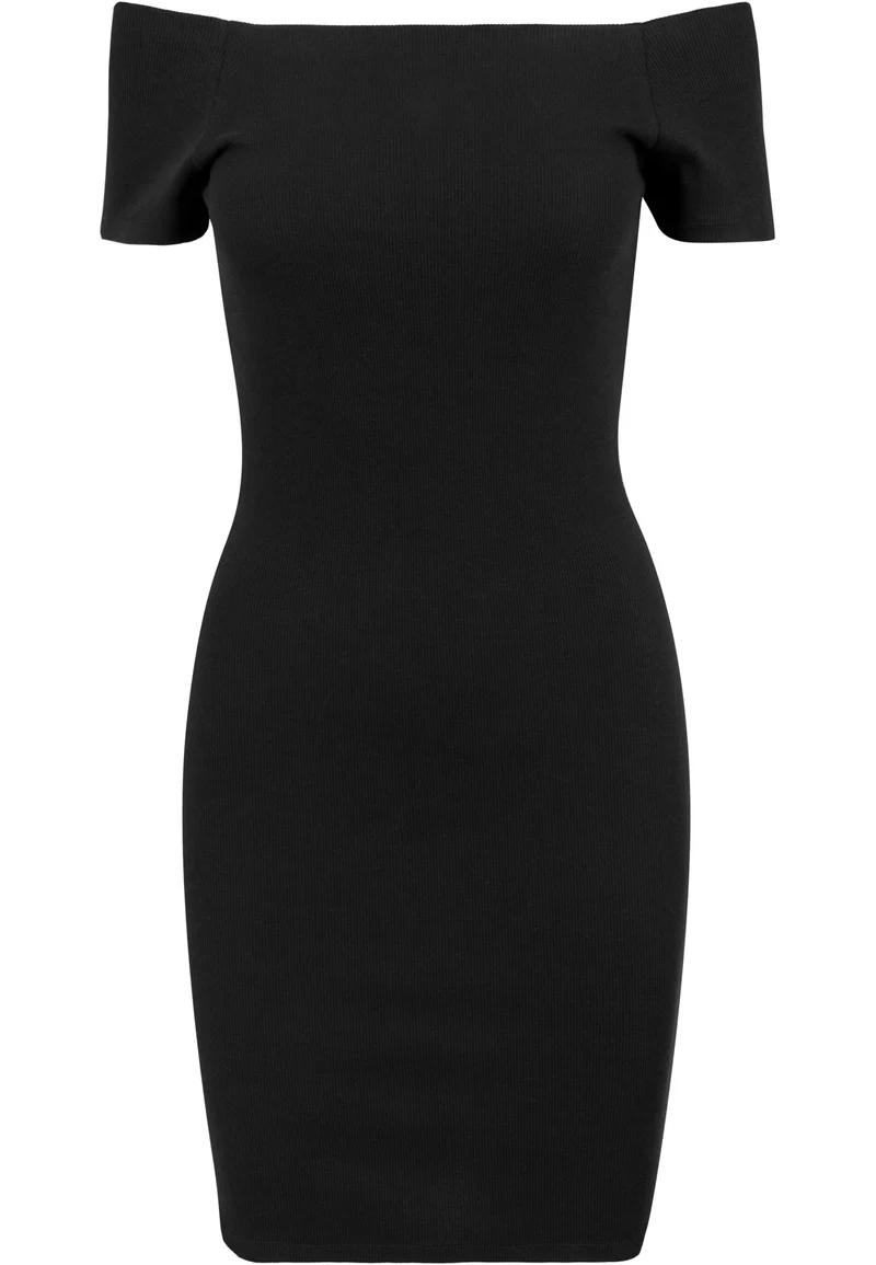 UC Off Shoulder Rib Dress