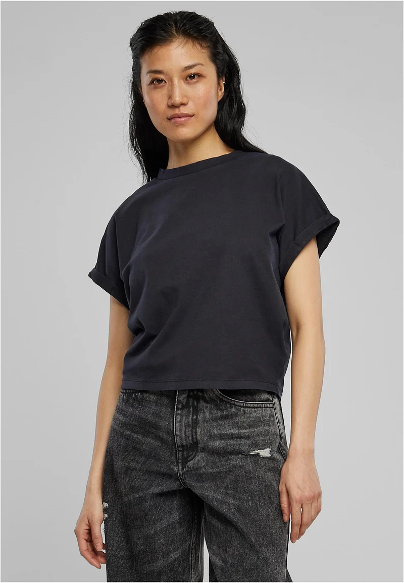 UC Short Pigment Dye Cut On Sleeve Tee