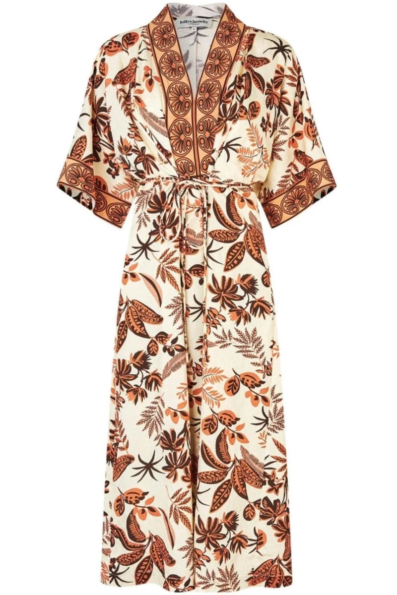 Lollys Laundry - Jemimall Maxi Dress 3/426110-3004 - 02 Creme