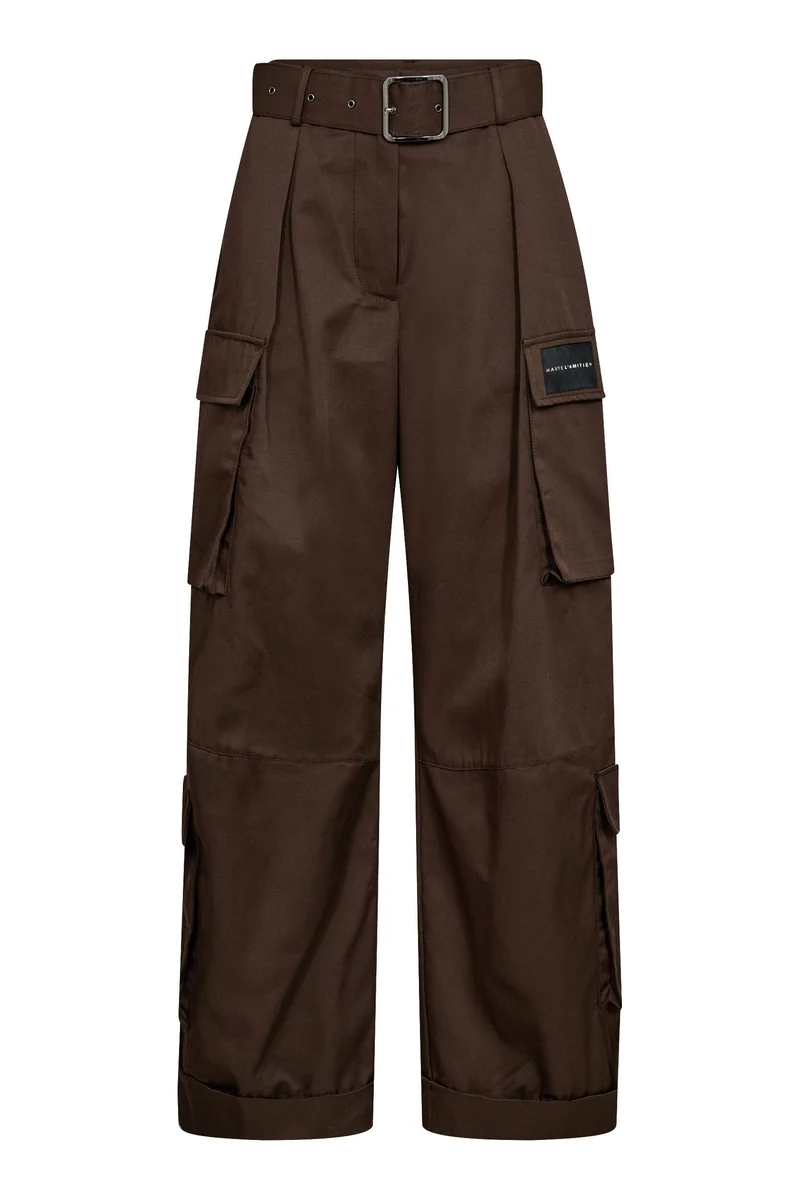 Haute L'Amitié - Rabi Cargo Pocket Pant HL10705 - Mocca