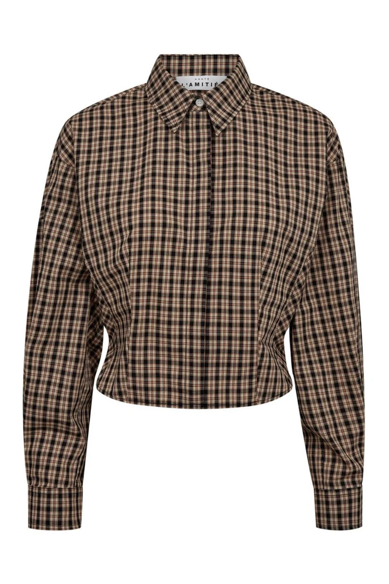 Haute L'Amitié - Check Smock Shirt HL10816 - Dessert