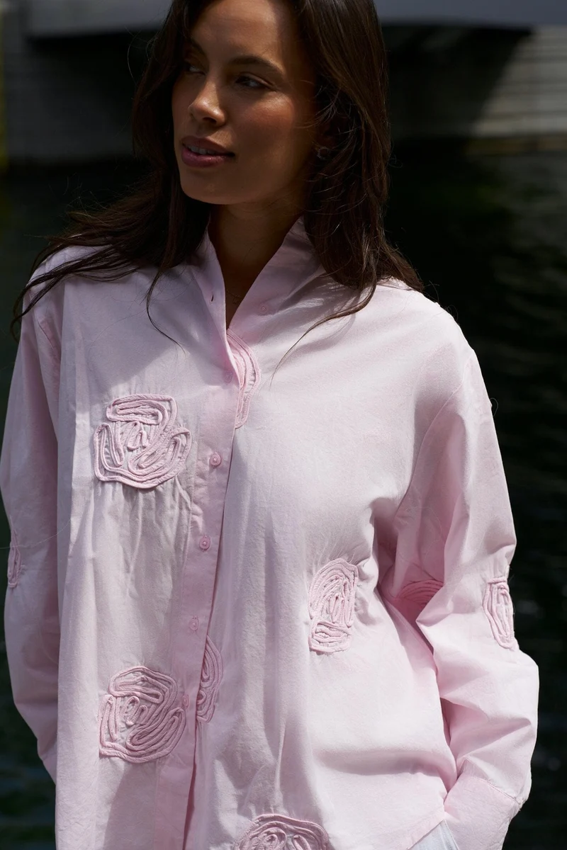 Neo Noir - Dalma Dori Emb Shirt 166746 - 754 - Light Pink