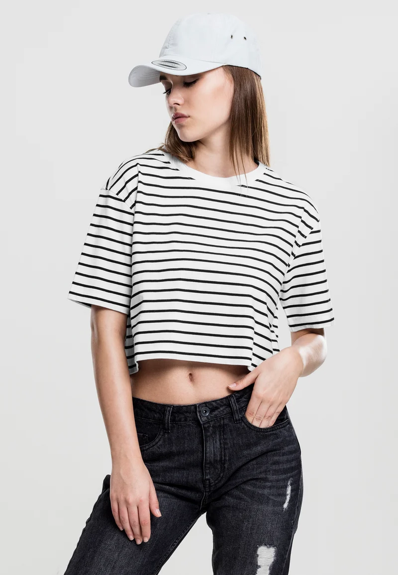 UC Short Striped Oversized Tee