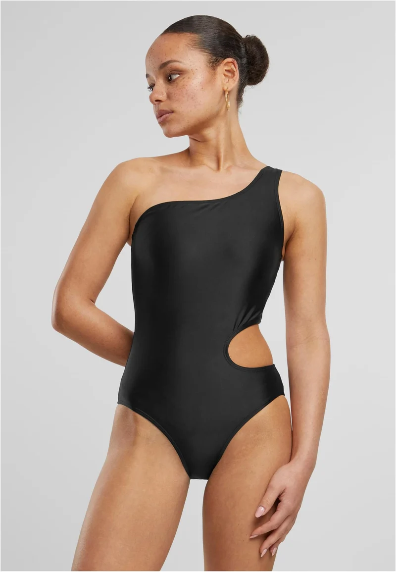 UC Asymmetric Cut Out Swimmsuit