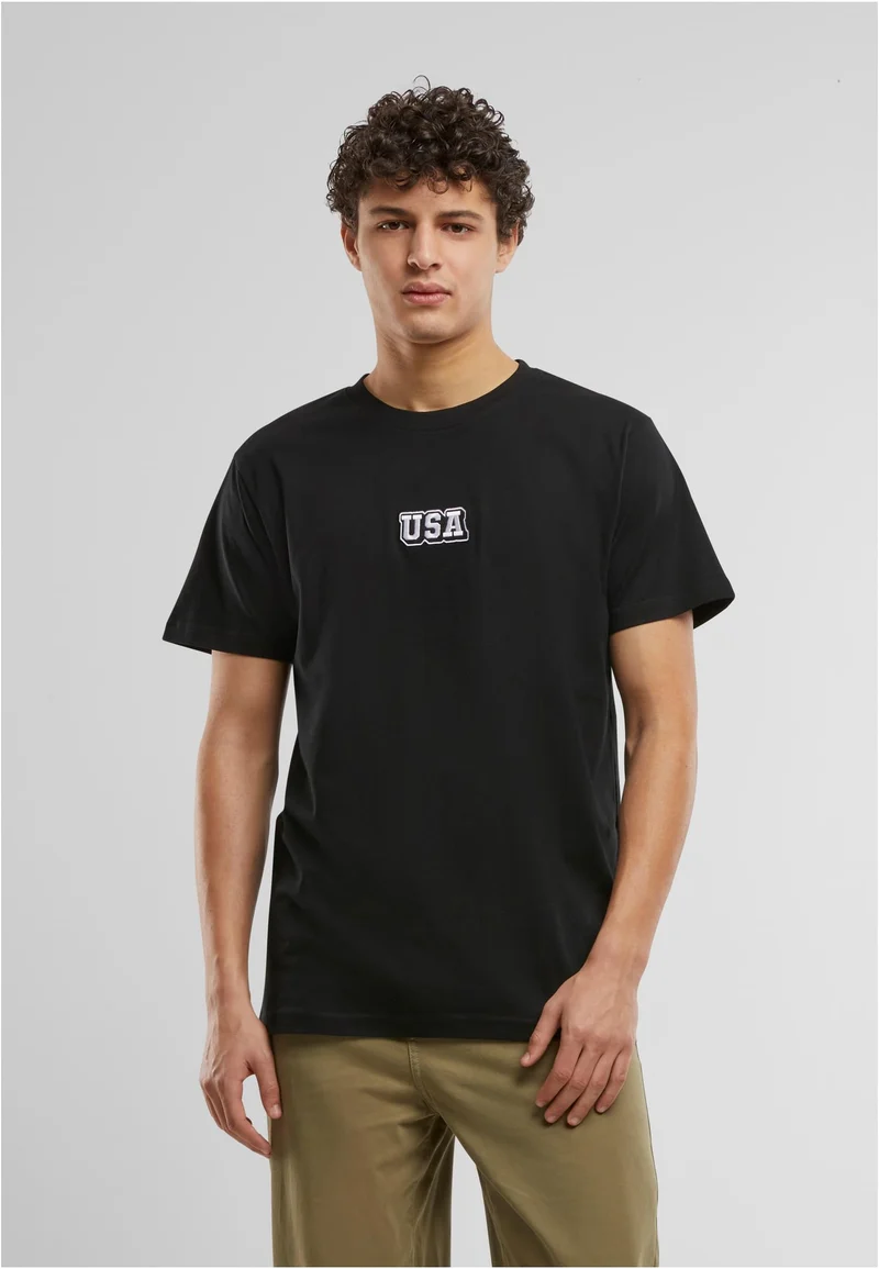 MT USA College Wording Patch Tee