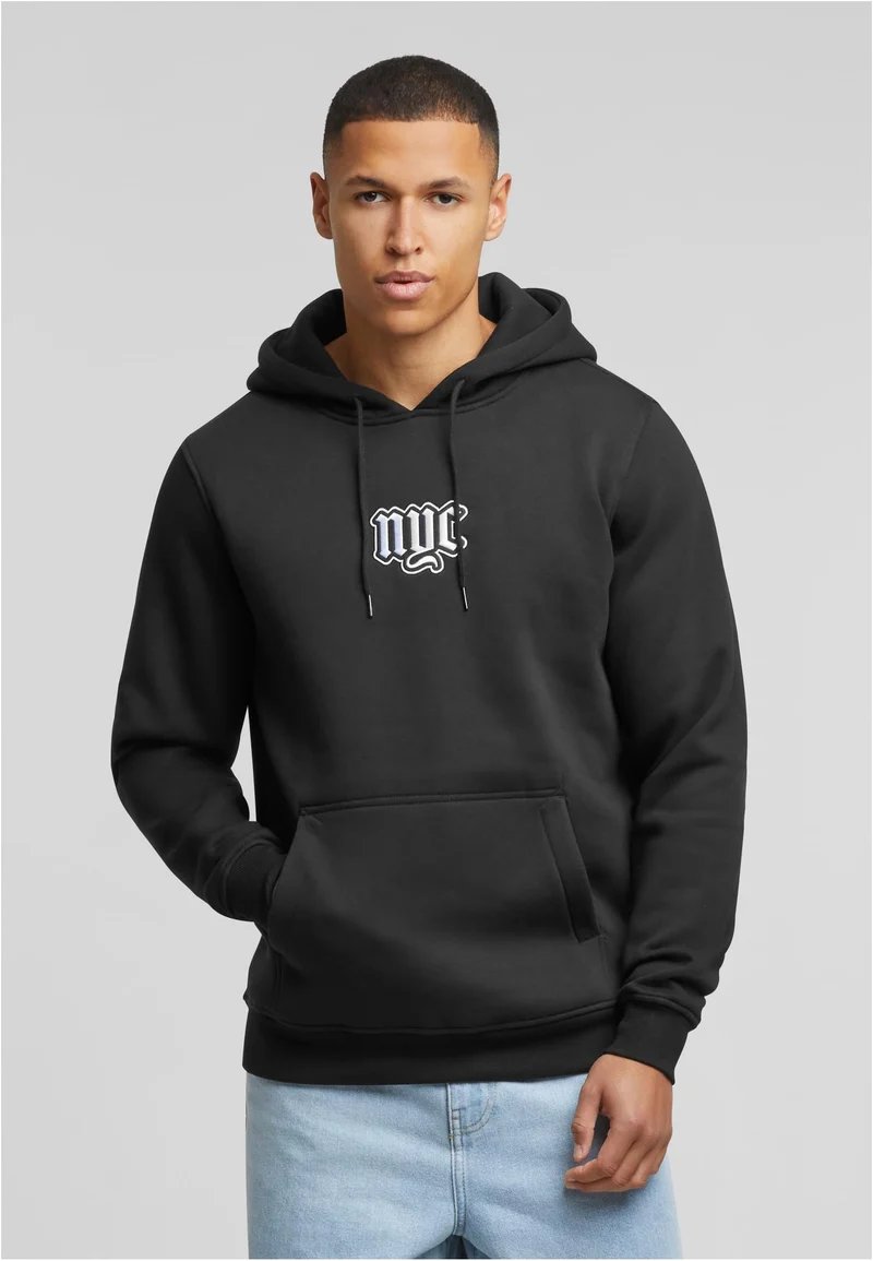 MT NYC Old English Wording Patch Hoody