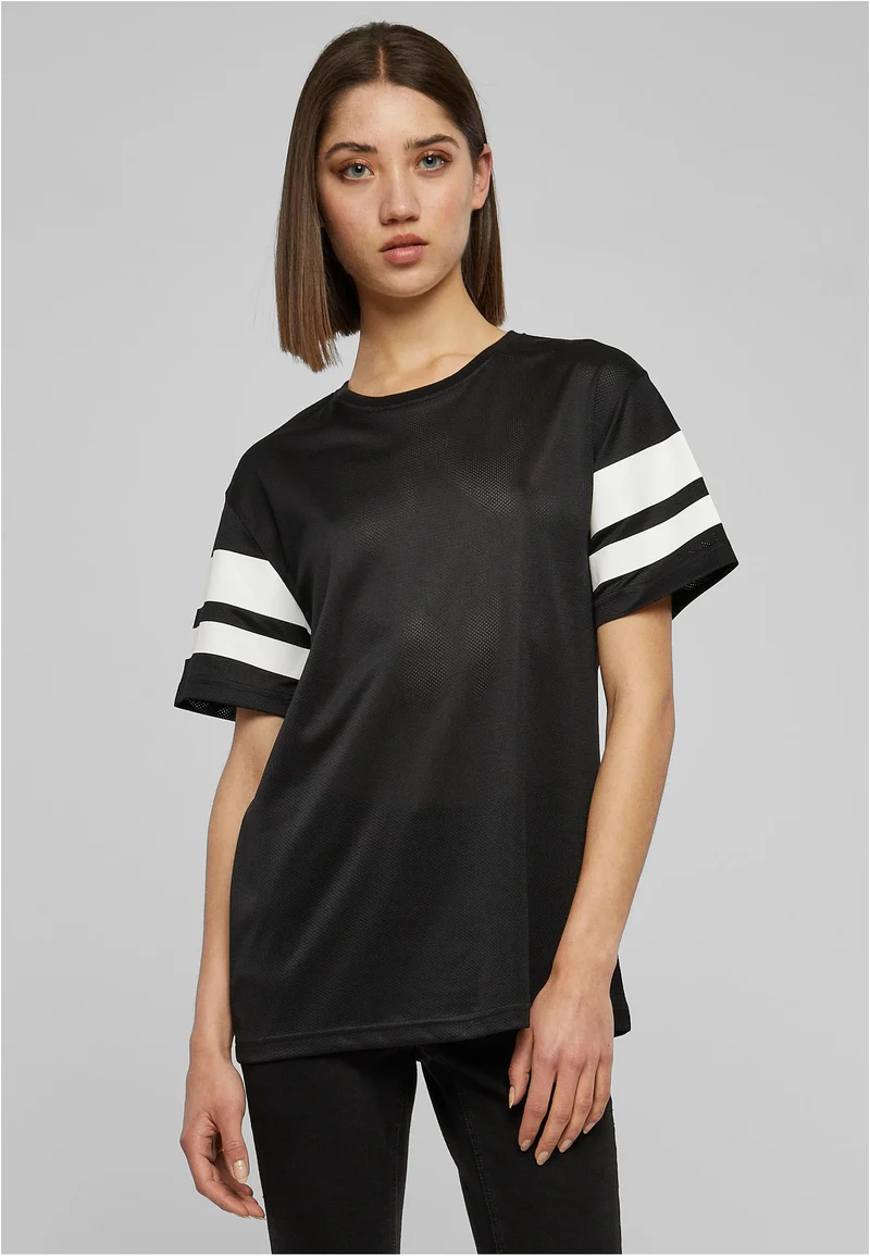UC Stripe Mesh Tee