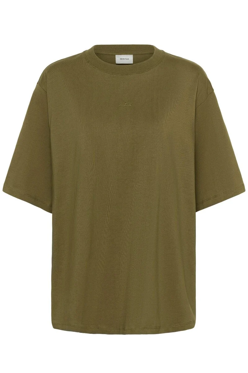 Gestuz - Gztimune Tee 10911405 - 190622 - Military Olive