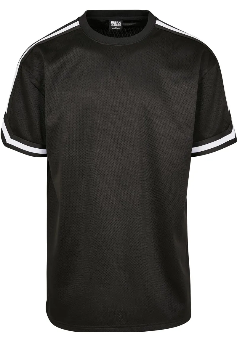 UC Oversized Stripes Mesh Tee