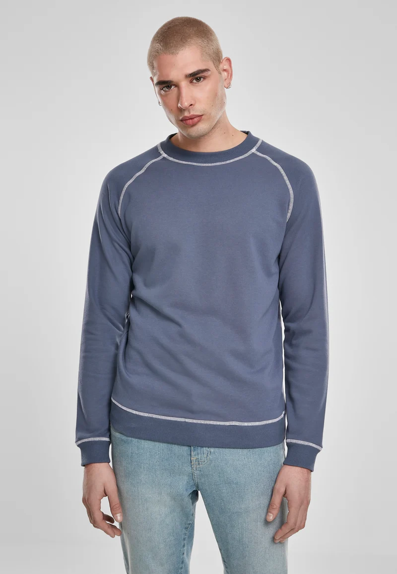 UC Contrast Stitching Crew