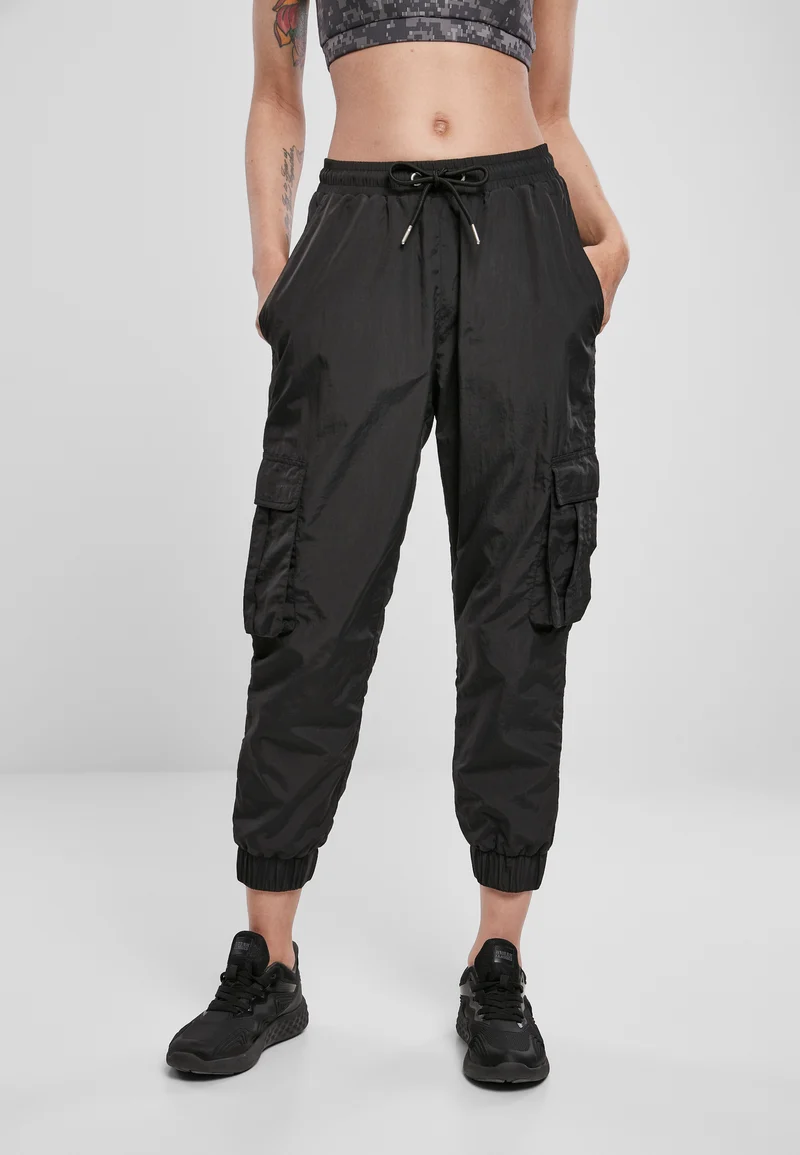 UC High Waist Crinkle Nylon Cargo Pants