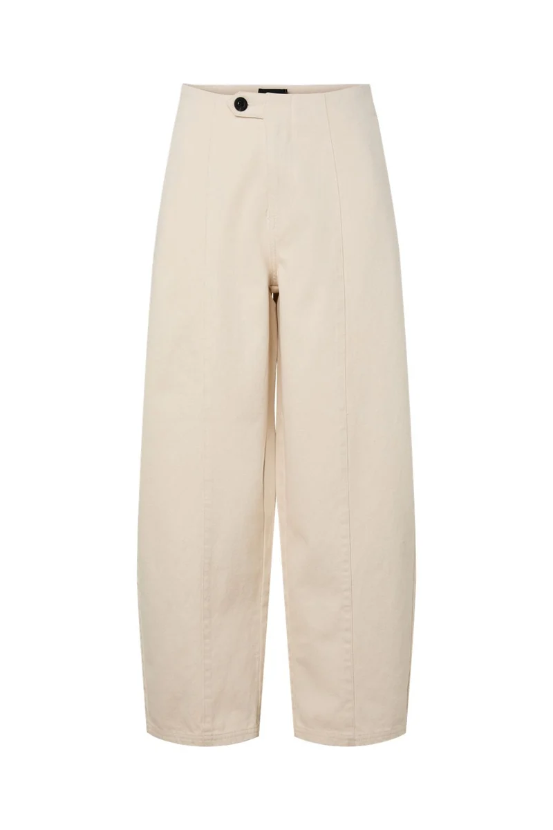 Pieces - Pcatalie Barrel Pants - 5078080 Greige