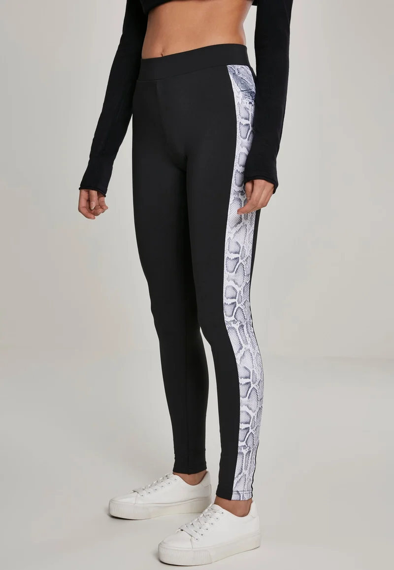 UC Side Striped Pattern Tights