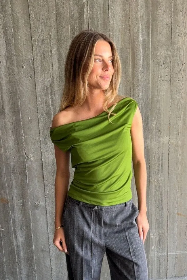 Modström - Himamd Off-Shoulder Top 57928 - 2289 - Twist Of Lime