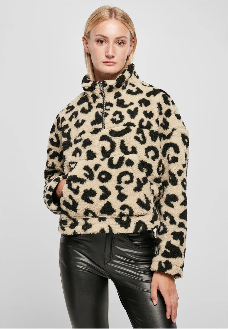 UC Short AOP Sherpa Sweater