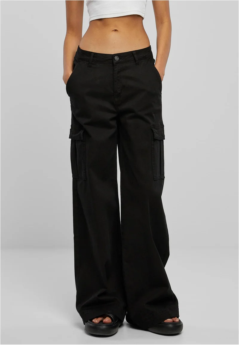 UC High Waist Wide Leg Twill Cargo Pants