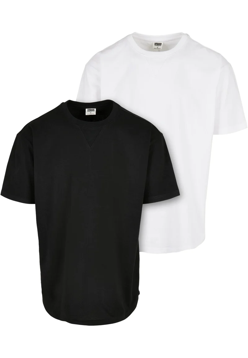 UC Organic Cotton Curved Oversized Tee 2-Pack