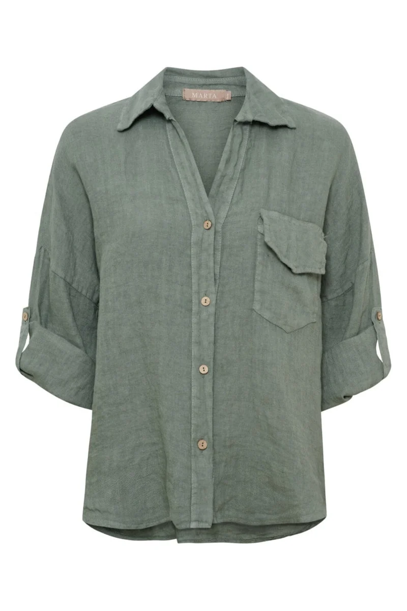 Marta Du Chateau - Mdcdaira Shirt 266152 - Militairy