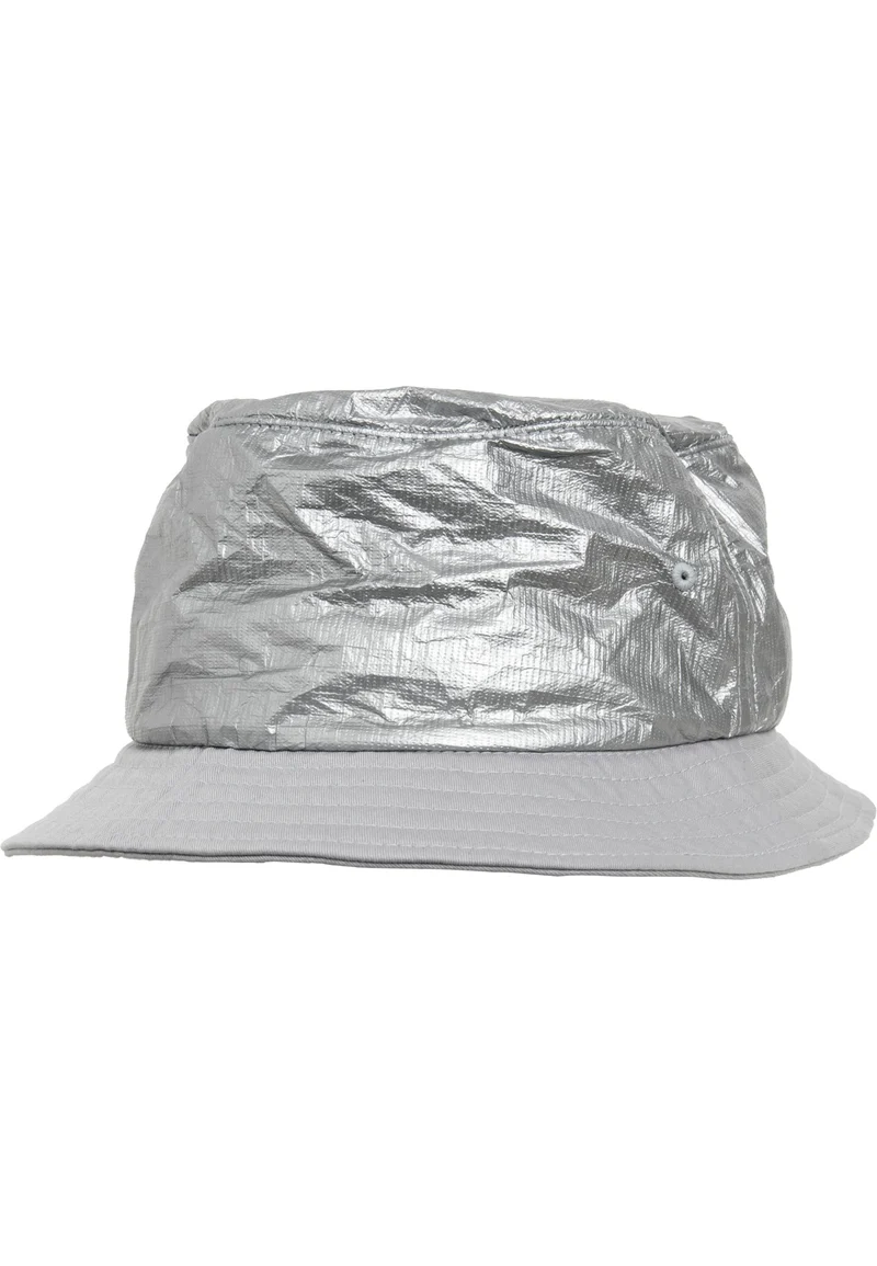 Crinkled Paper Bucket Hat One Size