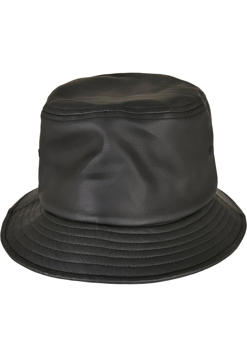 Imitation Leather Hat One Size