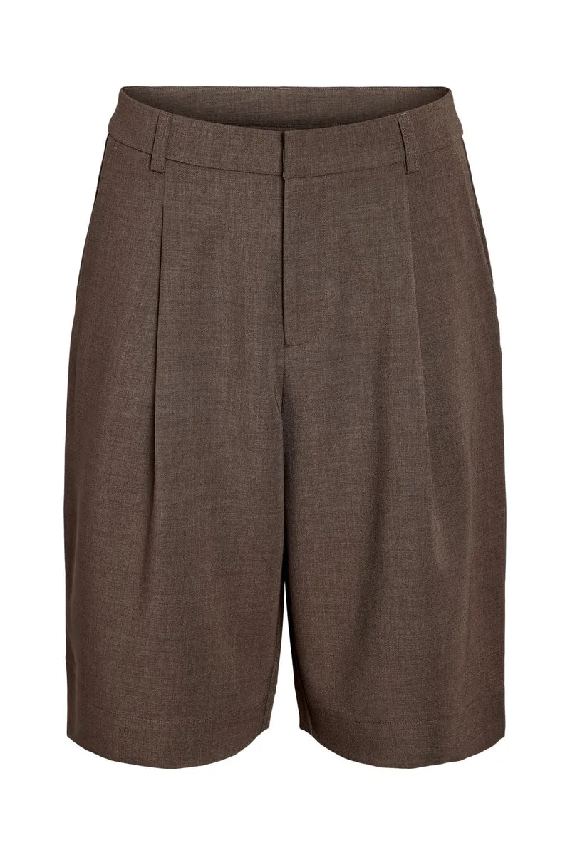 Noisy May - Nmmonna Maile Bermuda Shorts - 5115581 Chocolate Brown