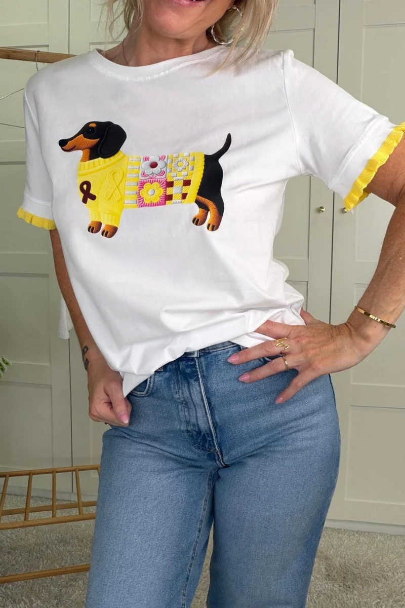 A-bee - T-shirt - Yellow