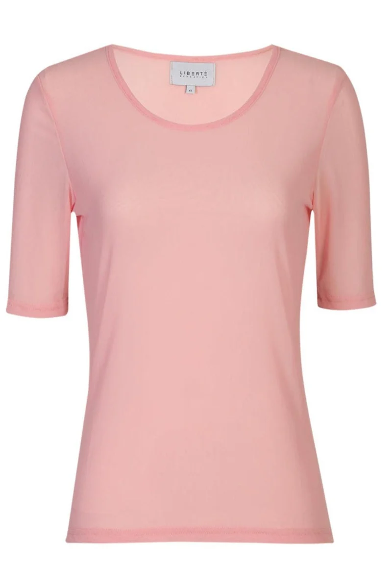 Liberte - Mesh Ss Tshirt 22064 - Rose