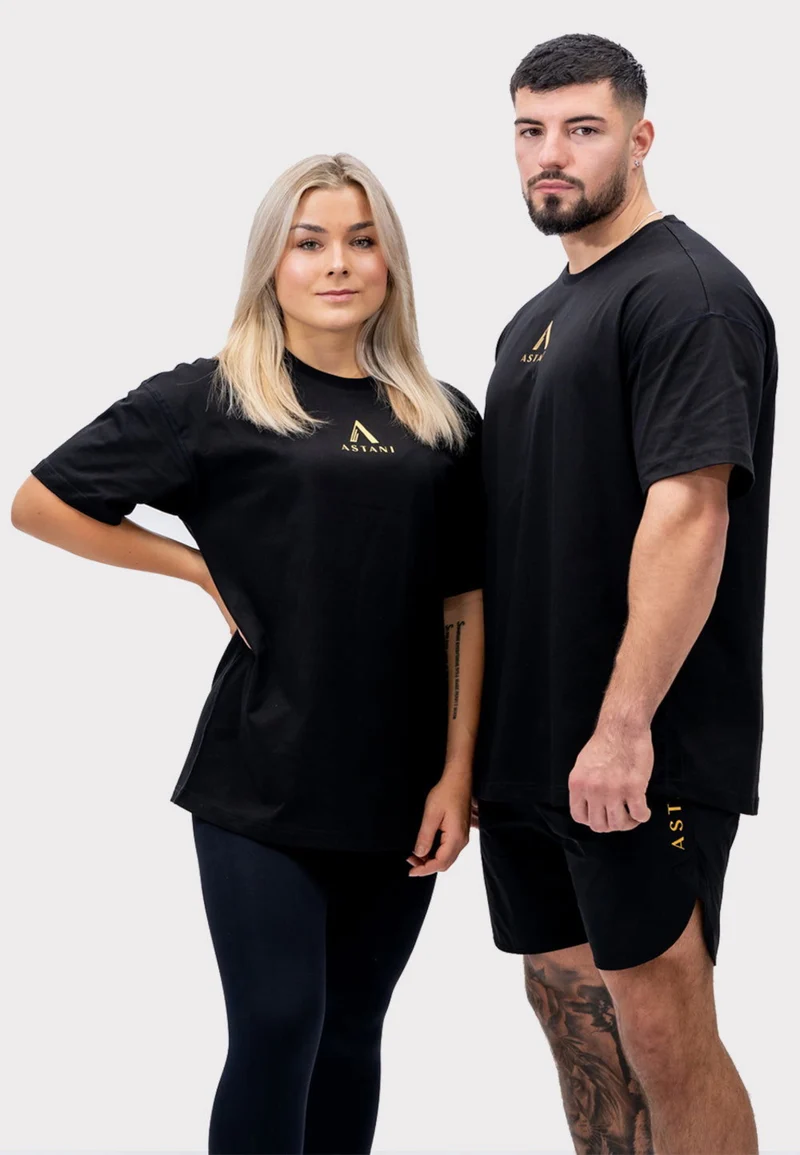A AMPIO Oversize T-Shirt - Black
