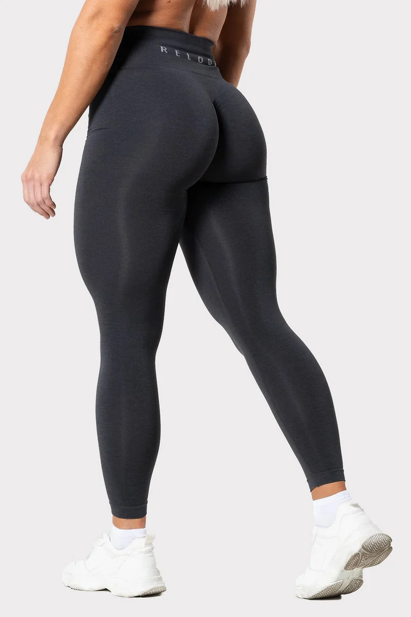 R Prime Scrunch Tights - Dark Grey