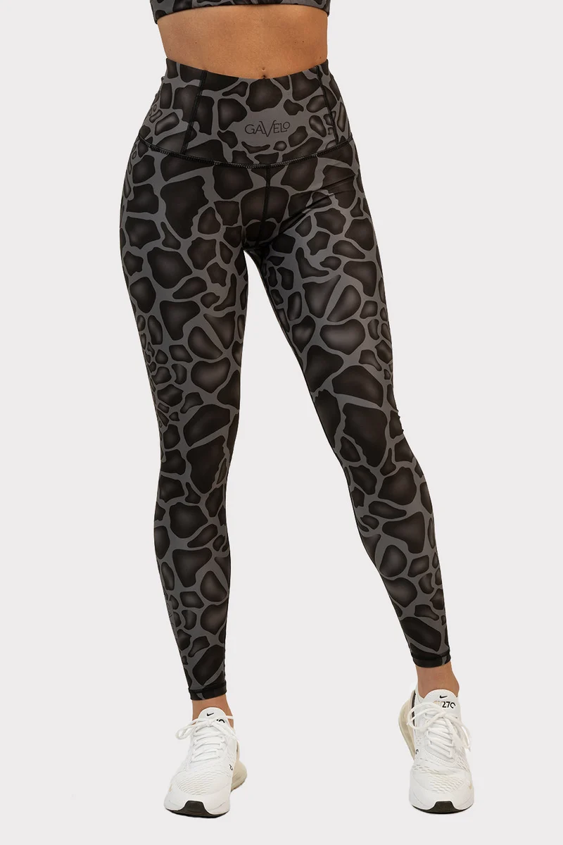 G Compression Tights - Giraffe Black