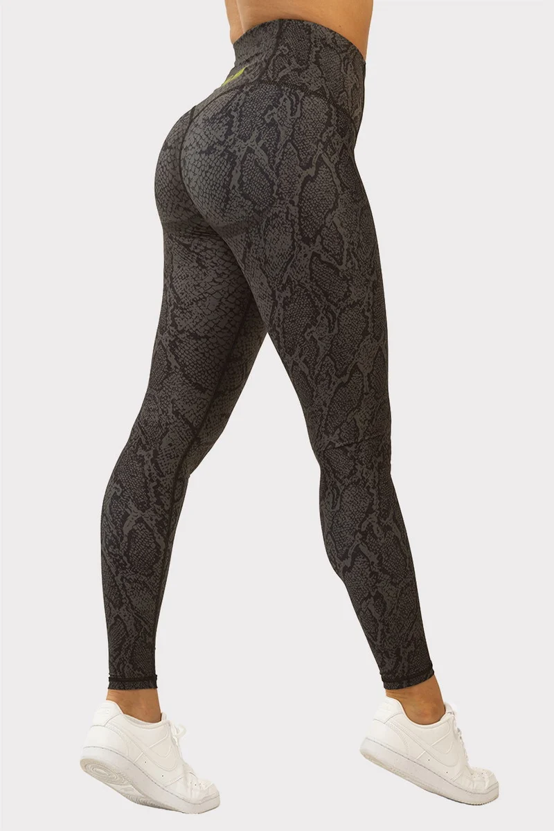 G Viper Croc Compression Tights - Dark Grey