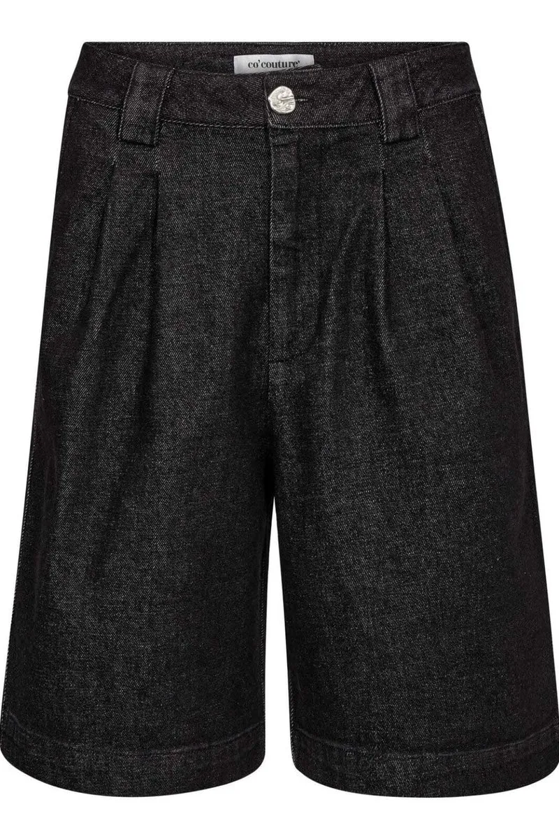 Co´Couture - Helimacc Pleat Shorts 41051 - 96 - Black
