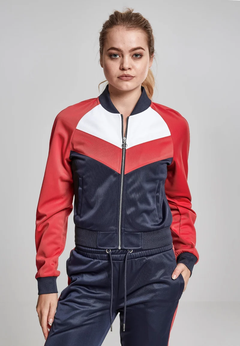 Ladies Short Raglan Track Jacket