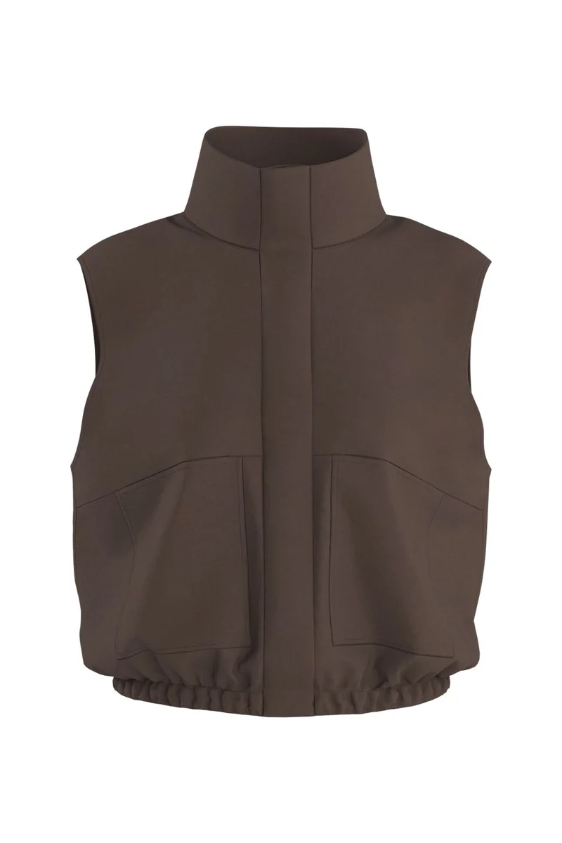 Hypedrop - Hdsasha Sl High Collar Vest 32001018 - 5220713 - Delicioso