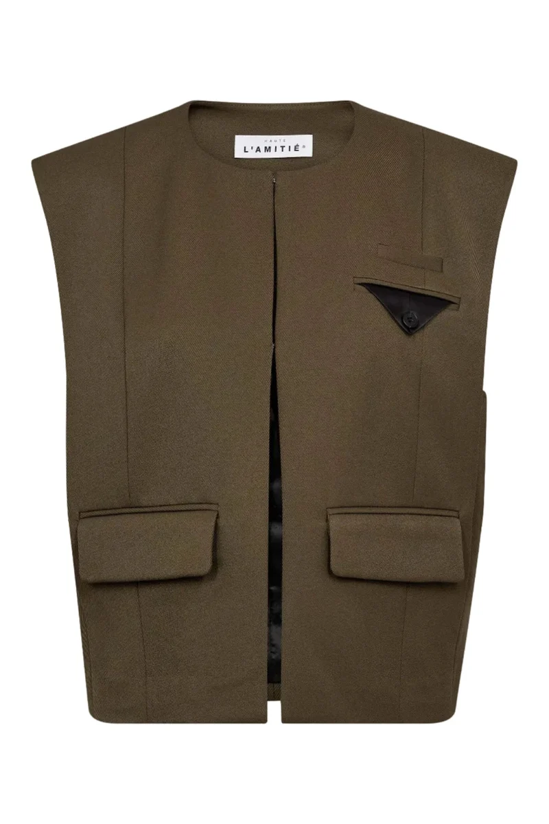 Haute L'Amitié - Premiere Box Waistcoat HL10162 - Army