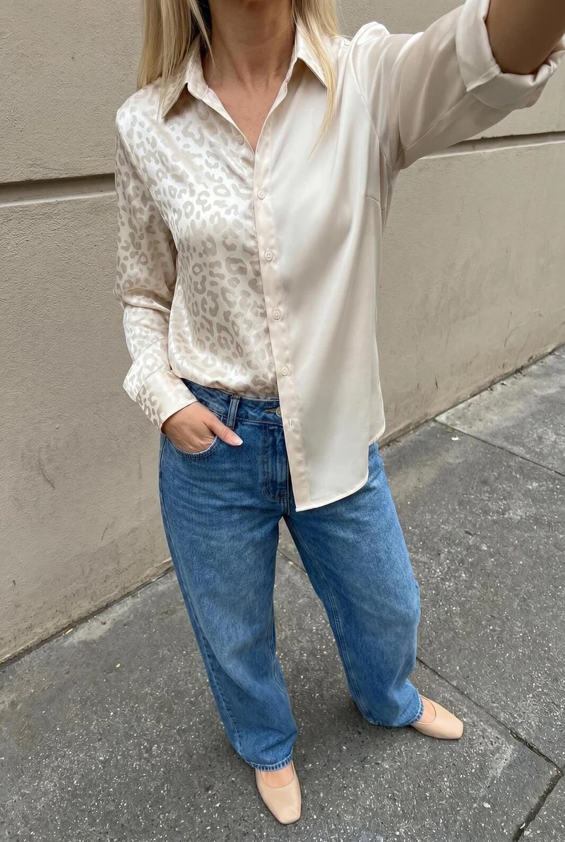 A-bee - Liva Shirt - Beige