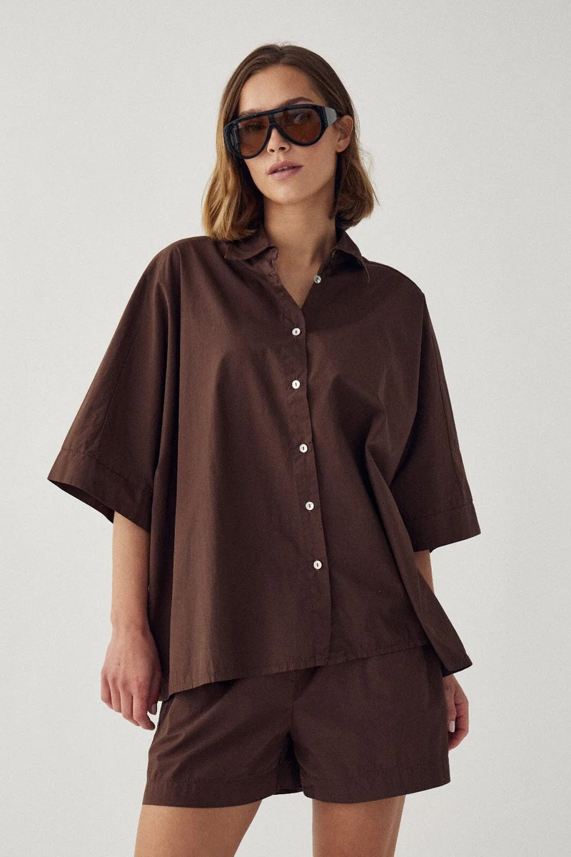 Noella - N-Mauricella Shorts 15750003 - 674 - Chocolate
